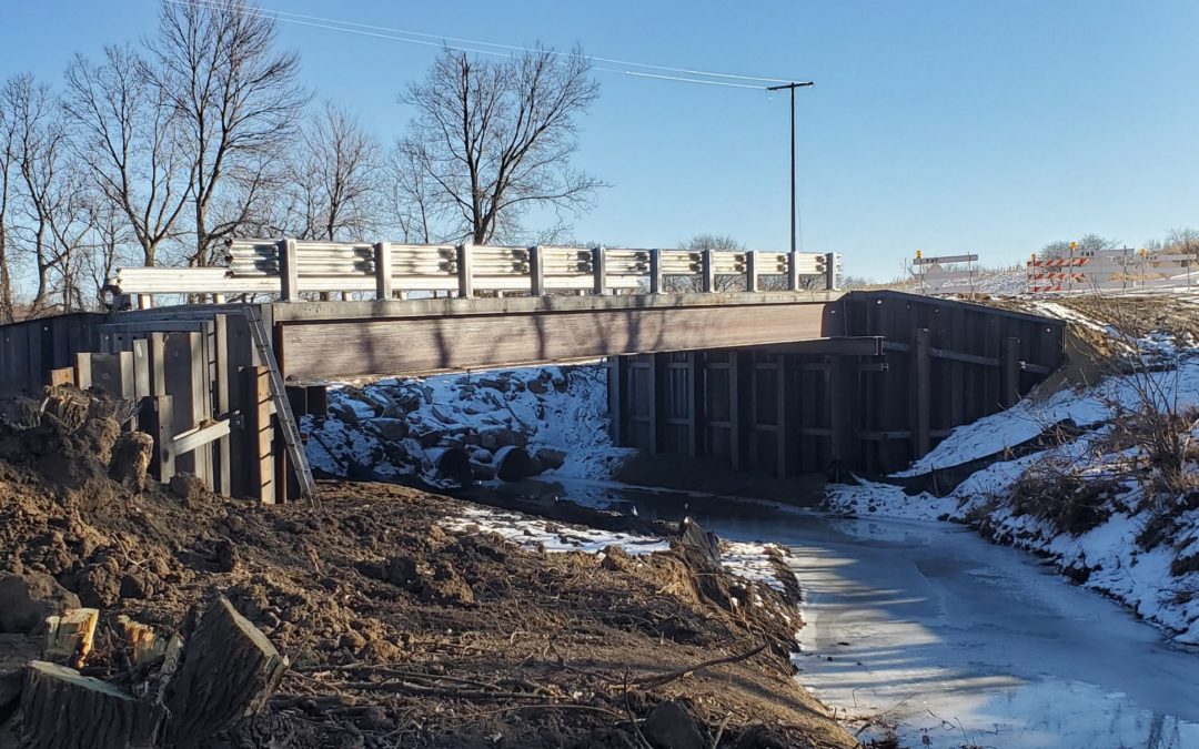 60-Foot Bridge Construction – North Branch Mira Creek – Central, Nebraska